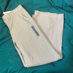 Lands’ End Fit 1 wide leg trousers